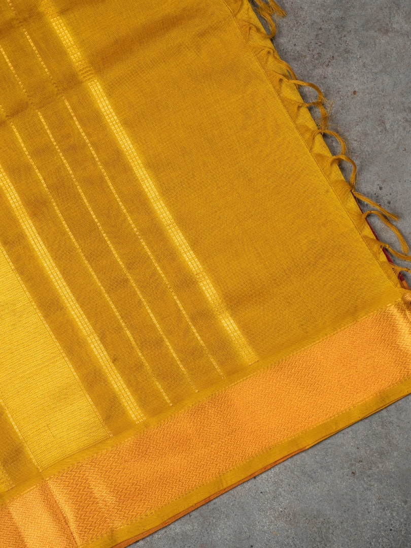 Andhra Red Silk cotton Saree