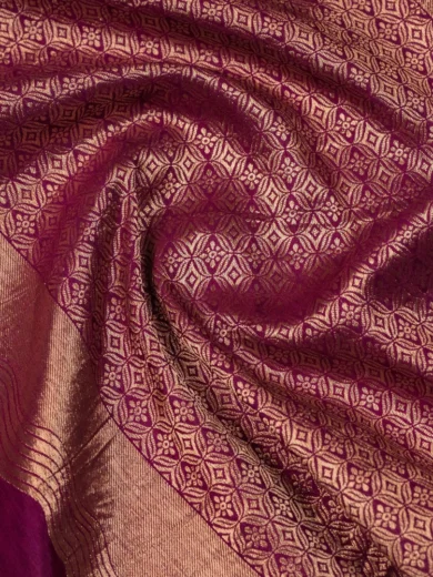 Banarasi Art silk saree Pink