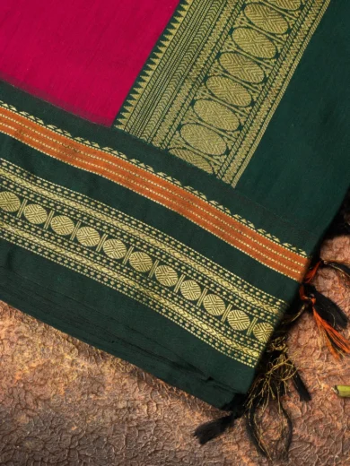 Kalyani silk cotton saree pink