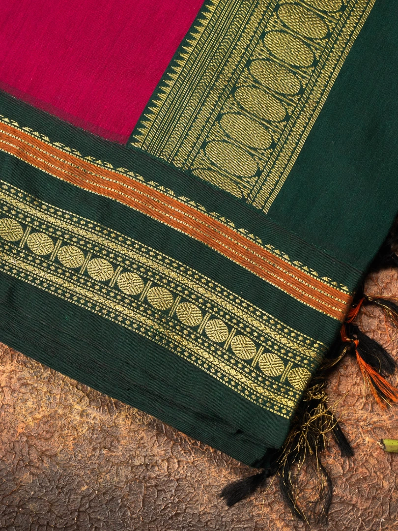 Kalyani silk cotton saree pink