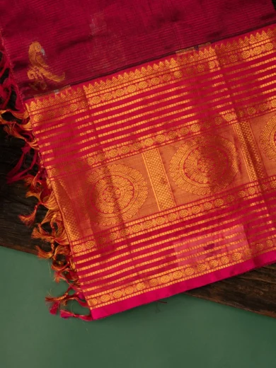 Rich Mangalagiri silk sarees red