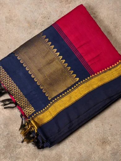 Kalyani Silk Cotton Dark Blue 1