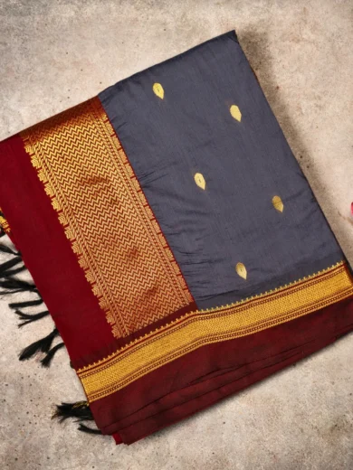 Kalyani Silk Cotton Grey 1