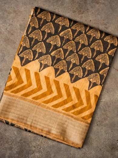 Paper Silk Dark Brown 1