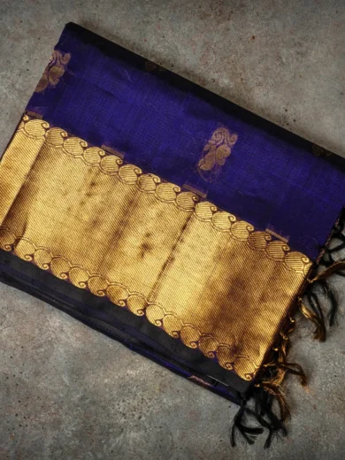 Silk Cotton Dark Blue 1